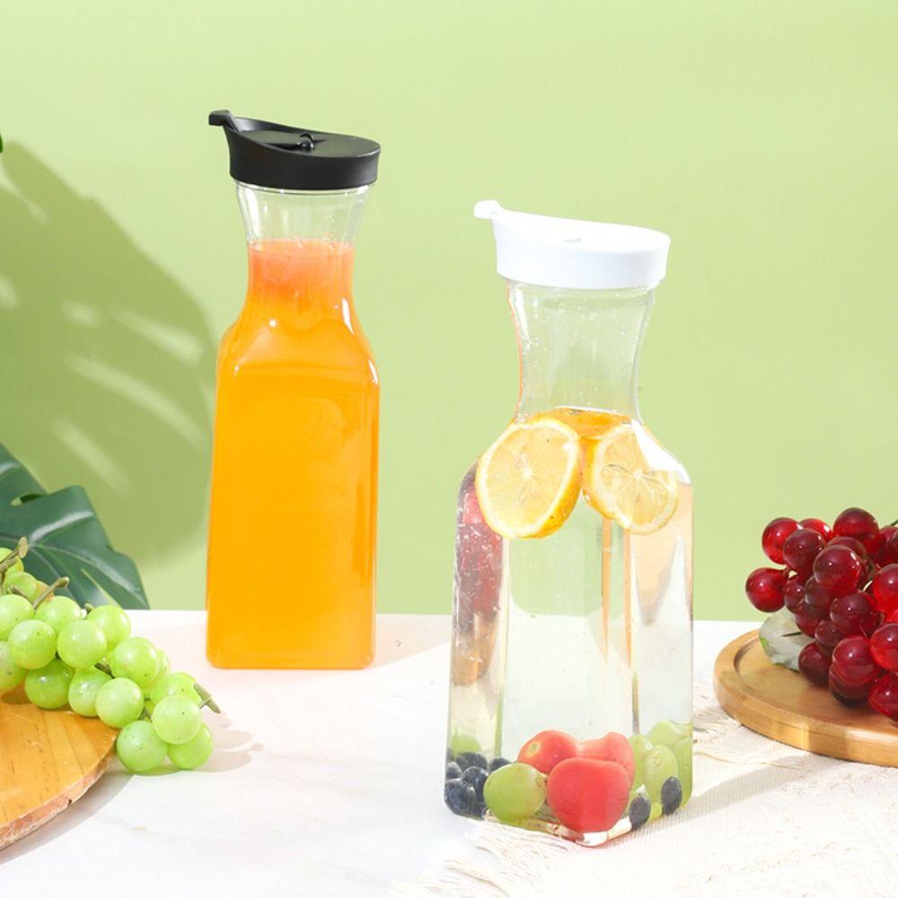 

32OZ 1000ML Juice Carafe Plastic Juice Container High Quality Cool Water Bottle for Fridge Conical