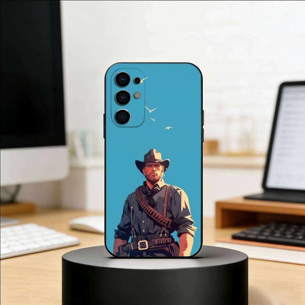 A-Adventure Game R-Rdr2 Phone Case For Samsung S25,S24,S21,S22,S23,S30,Ultra,S20,Plus,Fe,Soft Silicone Black Cover
