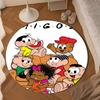 Friendship Monica Characters Round Rug for Livingroom,Bedroom, Palyroom, Chair Rug, Area rug, Circle Carpet, Large Size Decor Fan Christmas gift