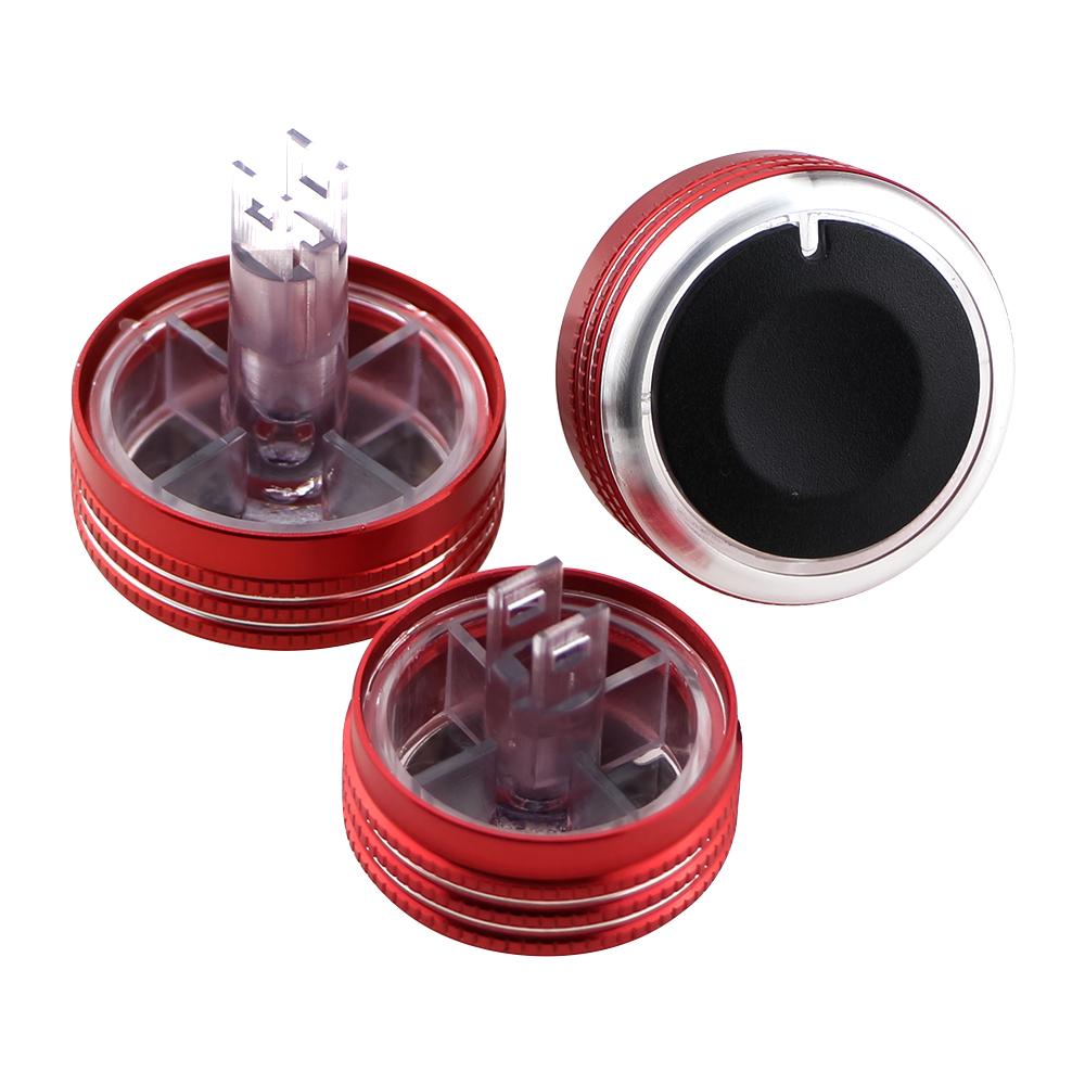 3pcs Car AC Knobs for Nissan Tiida NV200 Livina 2004-2010 Geniss Sylphy 2012 Air Conditioning Heat Control Switch Knob