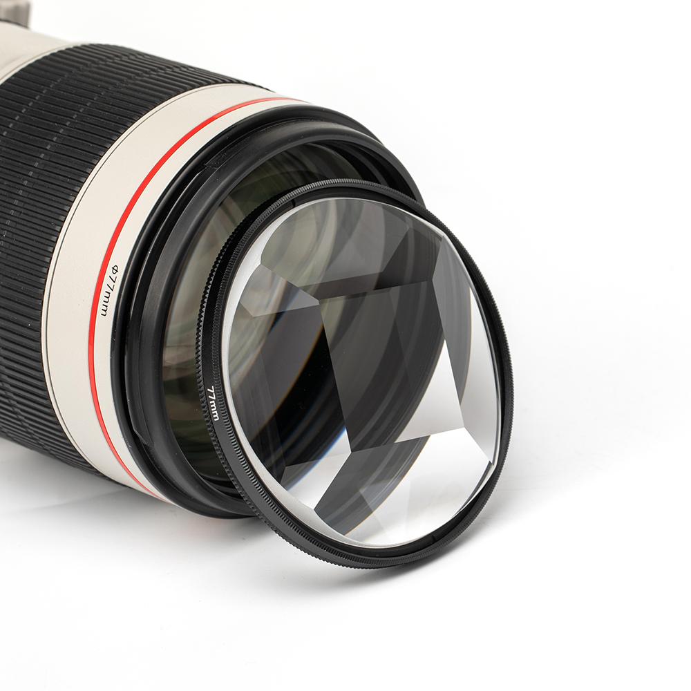 Prism Camera Filter Kaleidoscope Special Effects Photography Accessories DSLR Lens Prism for Canon Nikon Sony