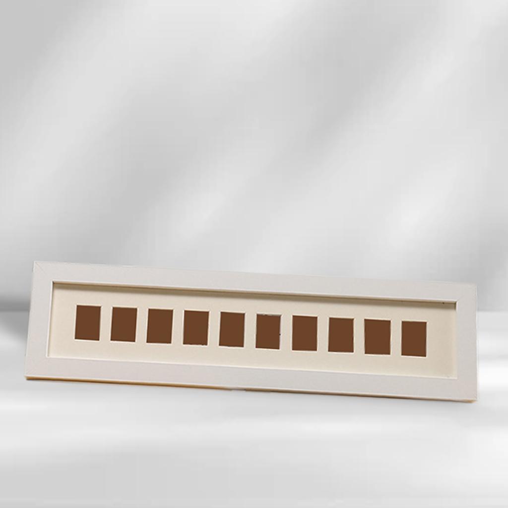 Picture Frame with Transparent Glass Display Tabletop Ornament for Home Decoration Photo Frame Standing