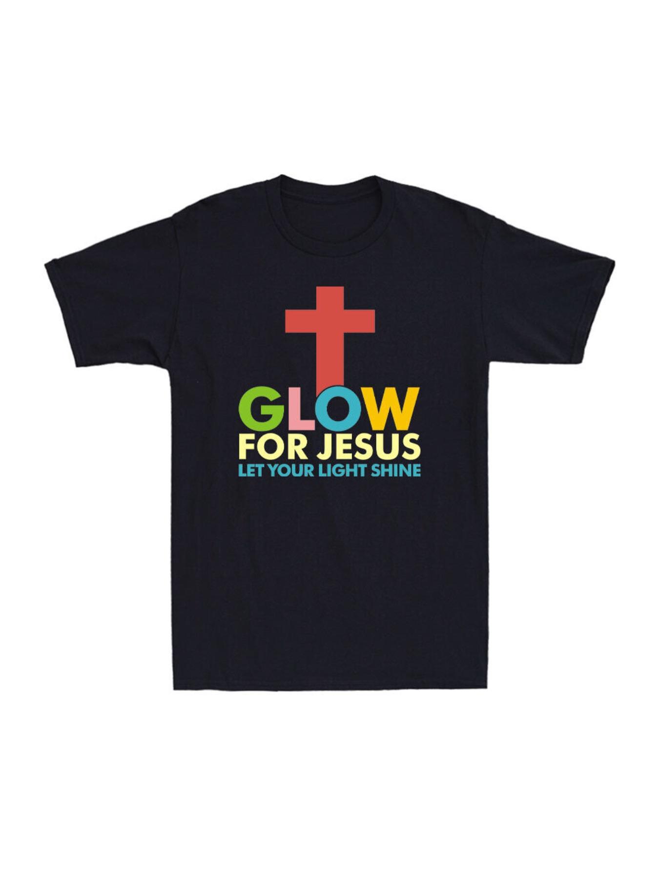Glow for Jesus Let Your Light Shine T-shirt XXXL