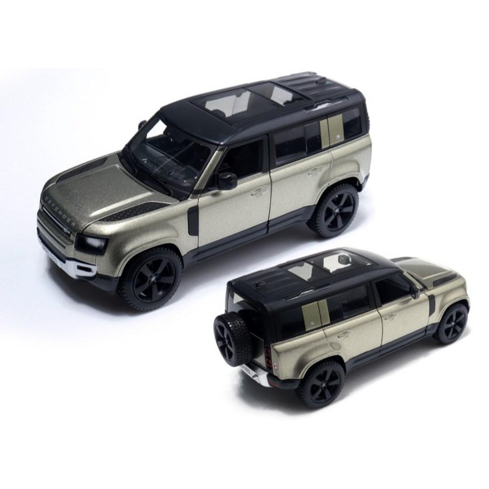 Bburago 1:24 Land Rover Defender 2022 SUV Diecast Model Auto, Zelená
