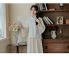 Zen Style Women's New Chinese National Set: Wide Sleeves Top & Lace Skirt.
