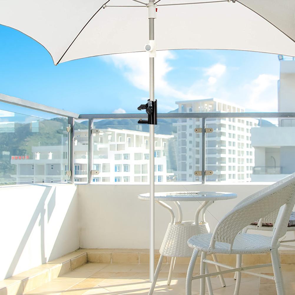 Steel Parasol Holder Balcony Umbrella Stand Umbrella Holder for  Balcony Pole