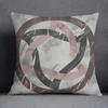 Nordic Luxury Geometric Texture Print Pillowcase Home Bedroom Room Decoration Office Seat Living Room Sofa Cushion Cover 45X45Cm