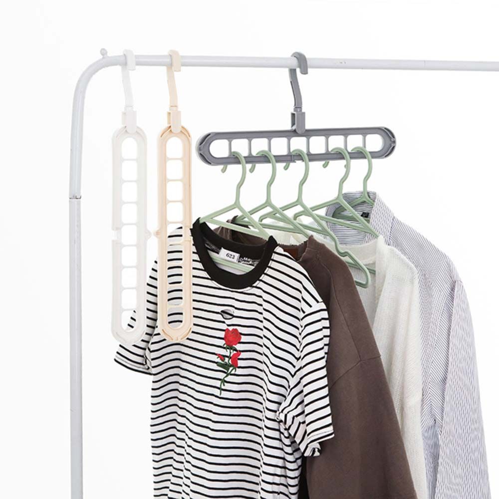 

Scarf Plastic Closet Organizer Magic Folding Wardrobe Clothes Hanger Drying Rack Folding hanger