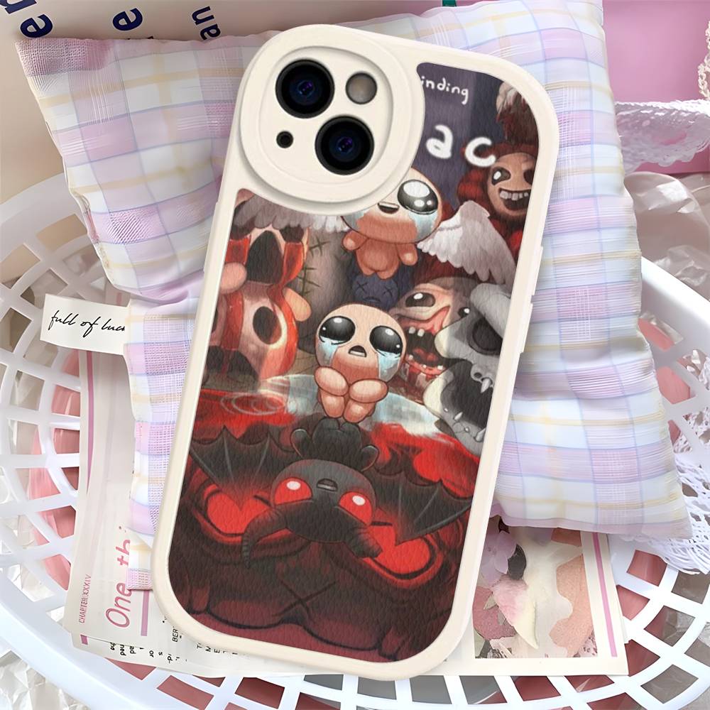 

Game The B-Binding Of I-Isaac Leather Phone Case For Iphone 16 15 14 Plus 13 12 11 Pro Max Case iphone XS