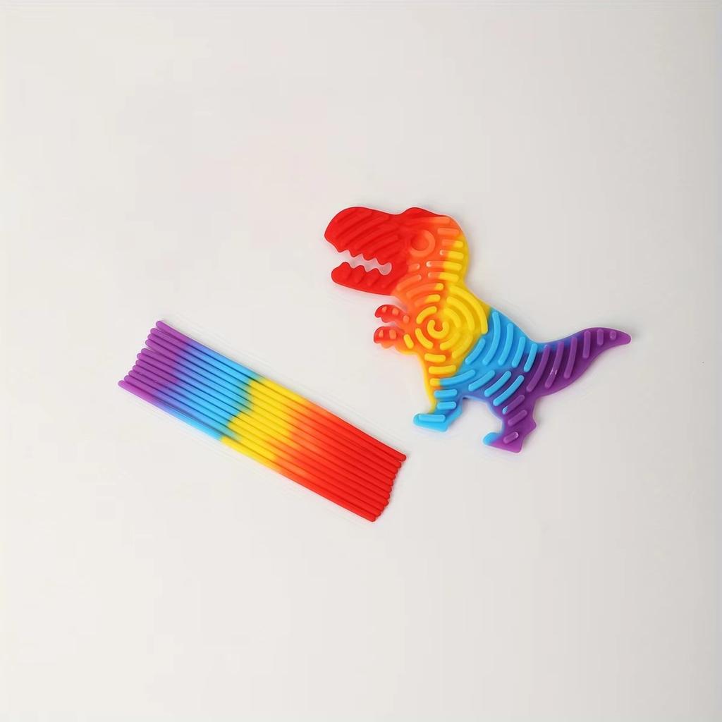 1Set Sensory Activity Board, Duble Sided Design Busy Board For Fine Motor Skill, Silicone Fidget Toy Adults For Travel