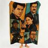 Movie M Mission I Impossible  Flannel  Blanket Suitable for Sofa Living Room Bedroom