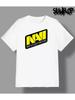 Maglietta Natus Vincere (NAVI) Esports Nato per Vincere Logo Giallo Bianco 100% Cotone Unisex
