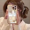 Custodia per telefono Kawaii sumikko gurashi per iPhone 13 14 Pro Max XS XR 12 11 Pro 13 Mini 6 7 8 Plus Copertura posteriore morbida trasparente