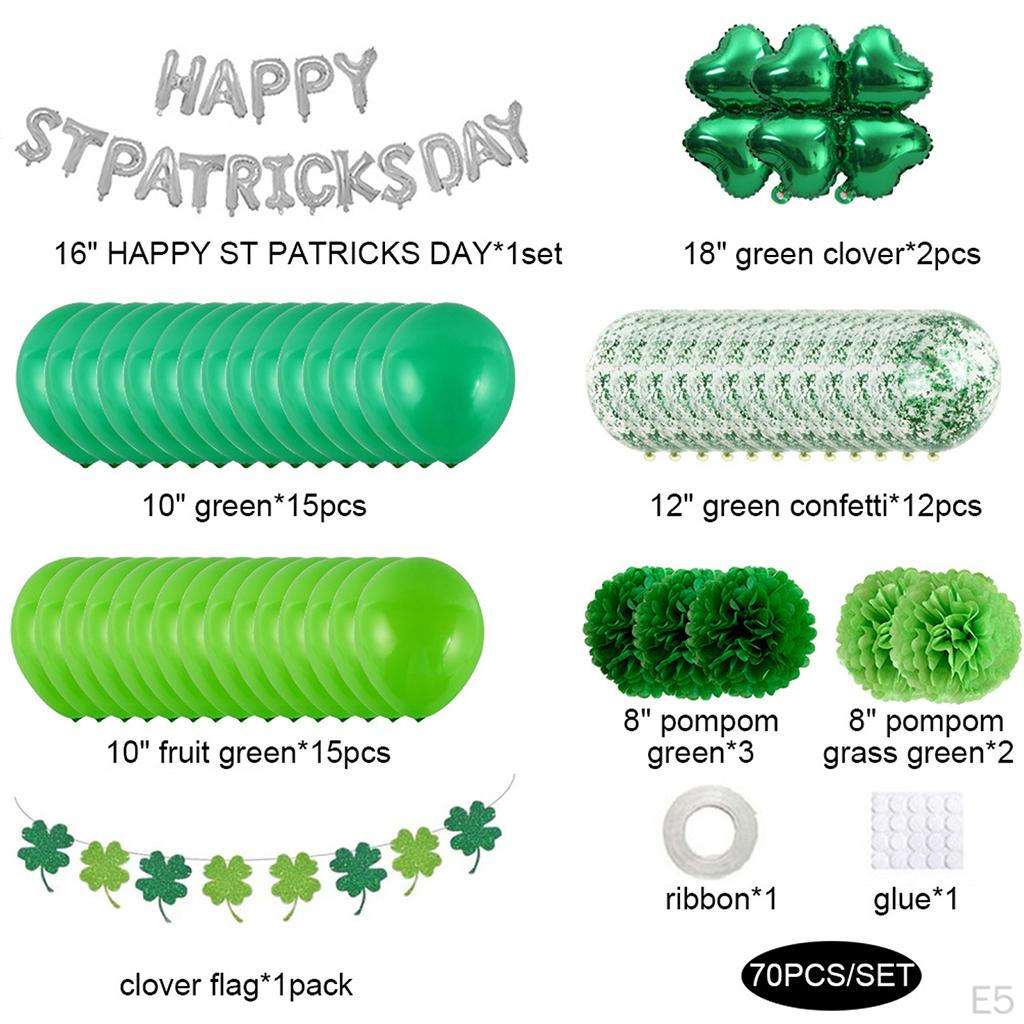 Hanging Balloon Decoration for St. 's Day Birthday Party Accessories, Set of 70, Latex Balloons and