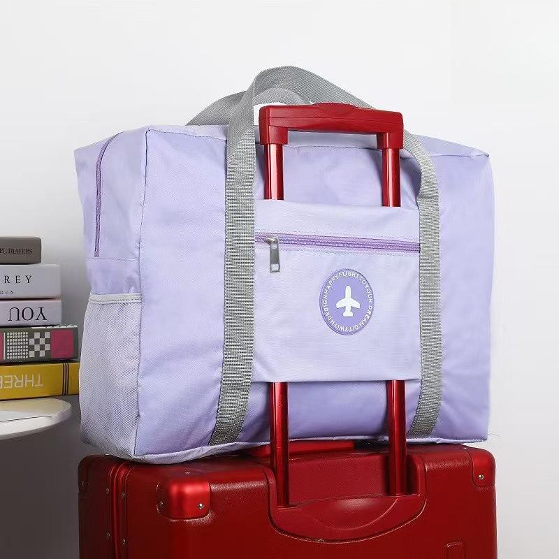 Large Capacity Foldable Travel Duffel Bag Thickened Hand Carry Luggage Tote for Student Quilt Moving Maternity Storage KTB