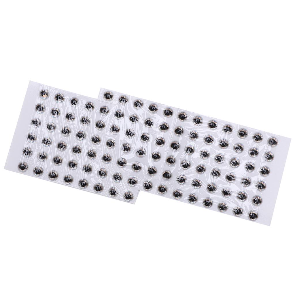 100Pcs Fish Eyes 4mm   3D Round Soft   Lightweight Delicate Fishing Lure Eyes