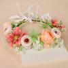 Luxury Imitation Flower Hairband Bohemian Wreath For Women Fashion Wedding Hair Accessories Prom Garlands Bride Hair Jewelry