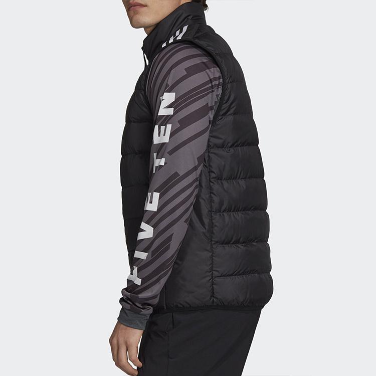 adidas Vests Men's Black Stand Collar Moderate Other GH4583-