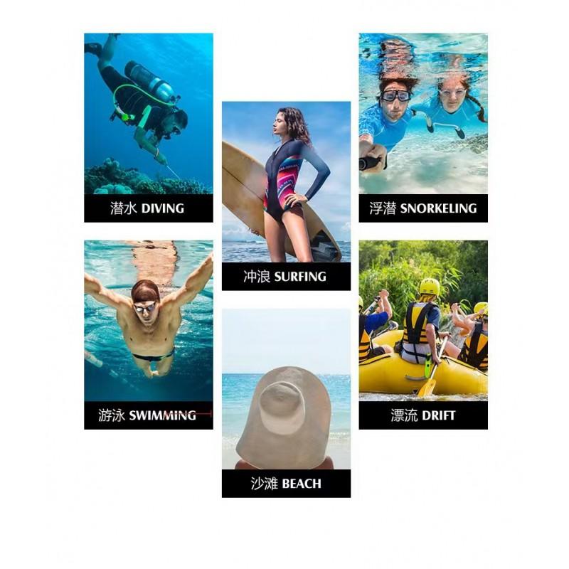 Calzini da Sub Neoprene 3mm Uomo Impermeabili Alti Snorkeling Surf Spiaggia Sport Acquatici Protezione Piede
