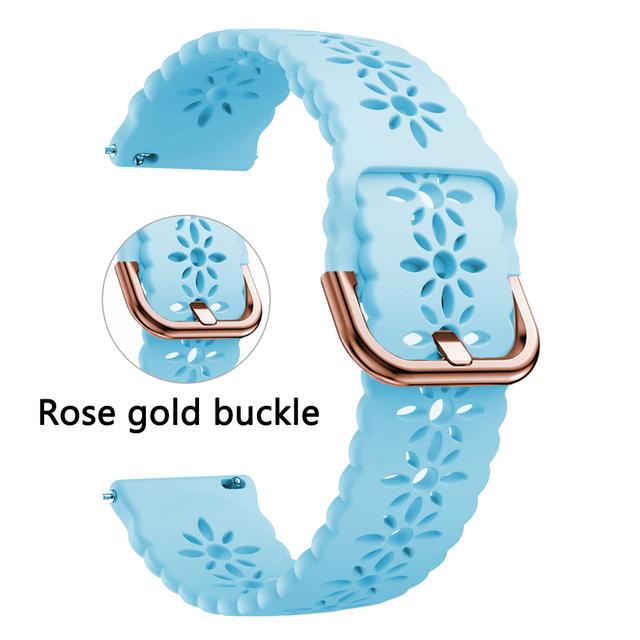 20mm Silicone Band For Amazfit GTS/2/2e/3/4/GTS2 Mini/GTR 42mm Sport Watch Bracelet Amazfit Bip U 3 Pro Strap Watchband Correa