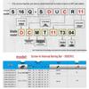 CNC Lathe Tool Holder: Internal Hole S12M/S16Q-SDUCR11/07, Screw-in DCMT11/07 Insert.