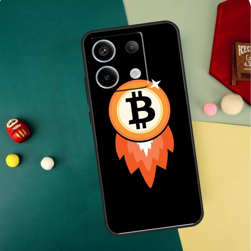 Bitcoin Case For Xiaomi Redmi Note 13 11 8 9 10 12 Pro 12S 11S 10S 9S Redmi 13C 9C 10C 12C Cover