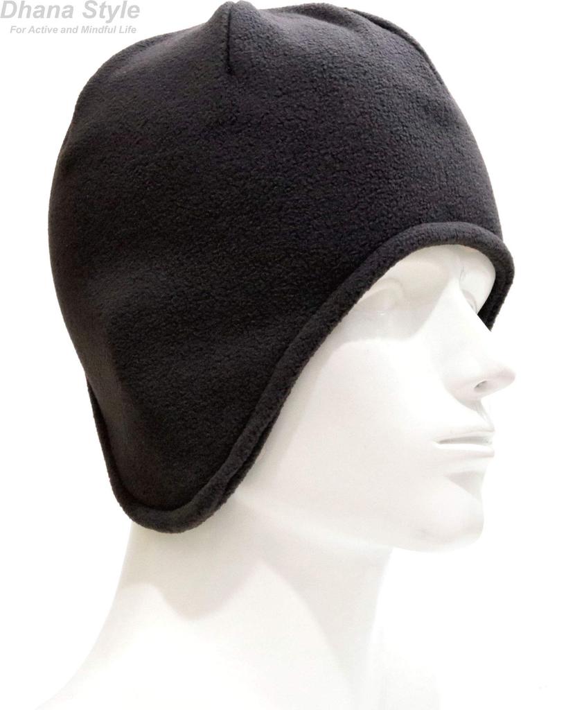 WFD Typ Stretch Fleece Stickad Pilotmössa med Integrerade Öronlappar för och Utomhusaktiviteter Keps, Stil, Värmare, Vindtät, Öronlappar, Cykling, Motorcyklar,