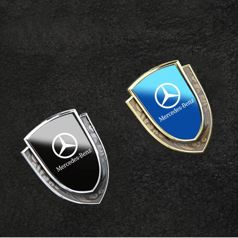 3D kovový emblém odznak nálepka na bok blatníku kufru karoserie auta Pro Mercedes Benz W203 W204 W205 W210 W211 W212 W221 W222 CLS CLA CLK