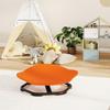 Planet-Shaped-kids Swivel Chair, Sensory Spinning Chair for Balance, Coordination Training, Orange