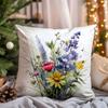 Amerikansk Växt- och Blomkuddfodral Hushåll Soffkudde Bil Balkong Kuddfodral Dekoration
