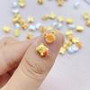 100PCS Little Bear Nail Art Decoration Charms Supplies Kawaii Cartoon Series Accessories Resin Parts Manicure Decor Material