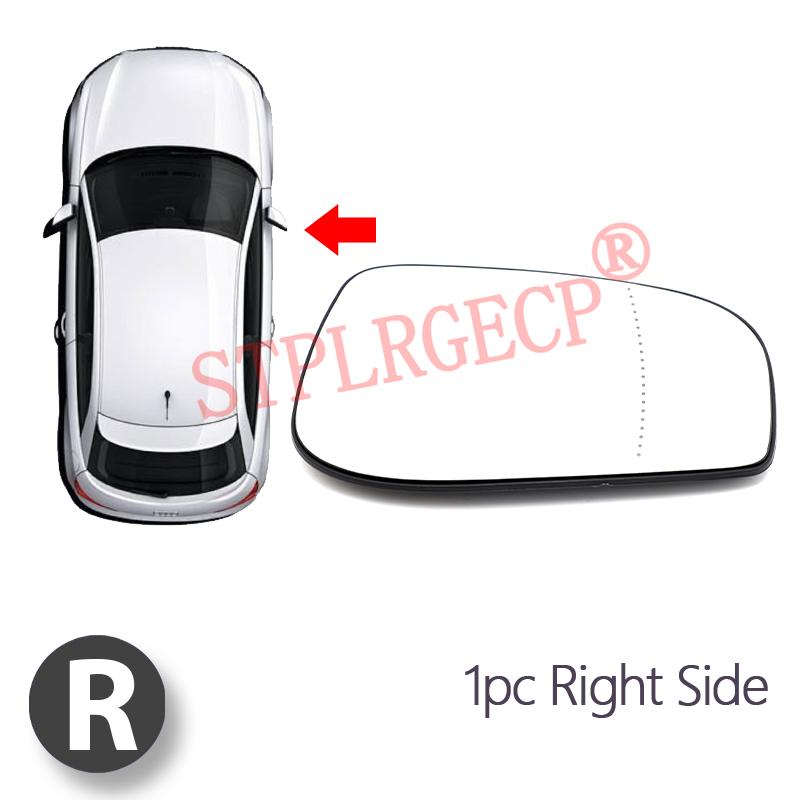 Auto Car Left Right Hand Side Door Wing Reaview Mirror Glass Heated Replacement for Volvo S60 S80 V70 XC70 2004-2006