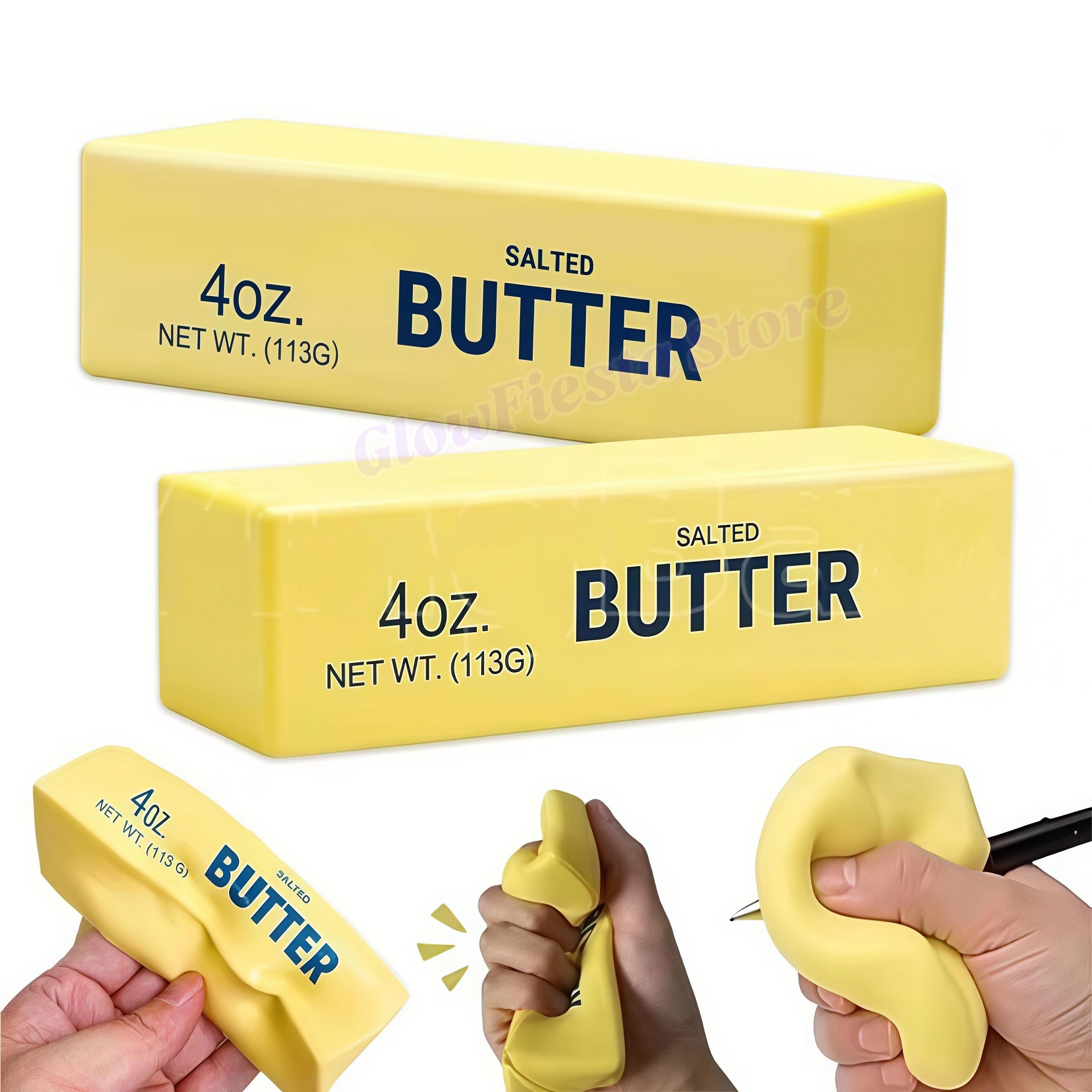 Nieuwe Zachte Squishy Boterstaaf Fidget speelgoed Stressverlichting Langzaam Rijzend Knijpspeelgoed voor Angstverlichting Decompressie Feestcadeaus
