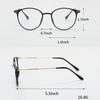 Fashion Anti-blue Light Round Reading Glasses Vintage Women Eyeglasses Retro Ultralight HD Eye Protection Presbyopia Glasses