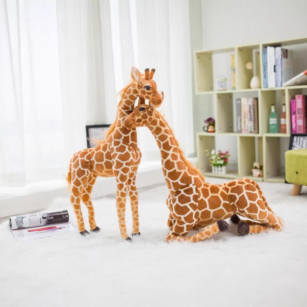 Creative Cartoon Giraffe & Deer Plush Toy Simulation Doll