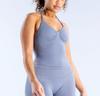 DFYNE Sports Vest & Halter Bra 3/4 Shorts Set