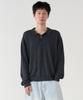 KNOUUN Essential Collar Knit (Charcoal)