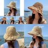 Versatile Women's Straw Hat Wide Brim For Sun Protection With Elegant Bow Knot