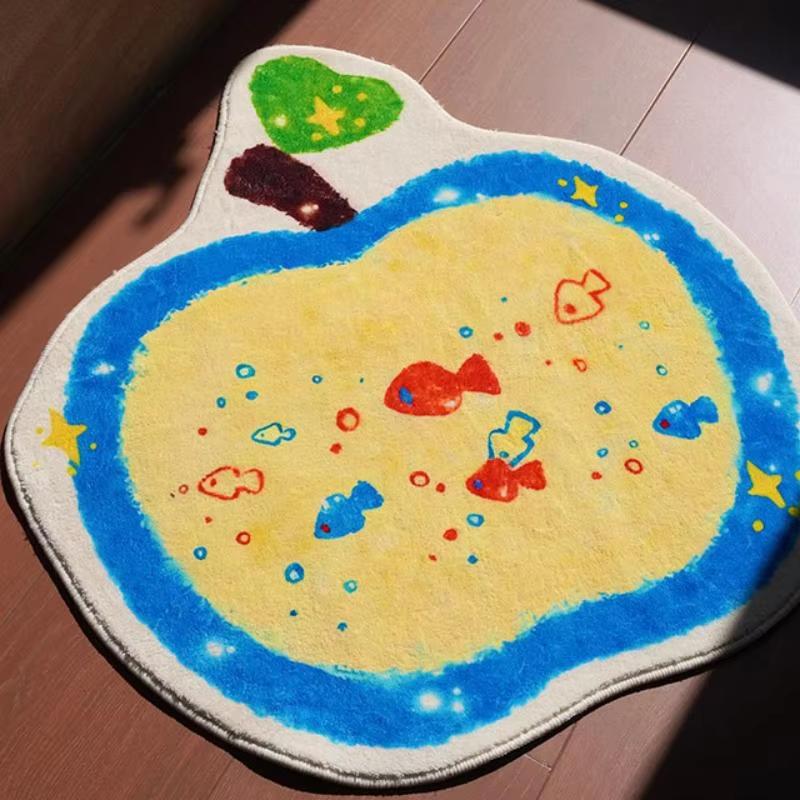 

VIKAMA Cartoon Creative Carpet Doormat Floor Mat Rug For Bedroom Welcome Mat Bathroom Floor Mat Soft Waterproof Home Decora 40X60CM (1.3X2FT