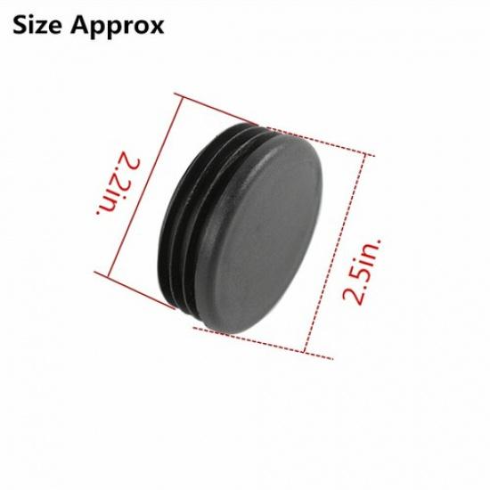 4pcs Black Chassis Frame Hole Cover Floor Drain Plug for Jeep Wrangler JL 2018+
