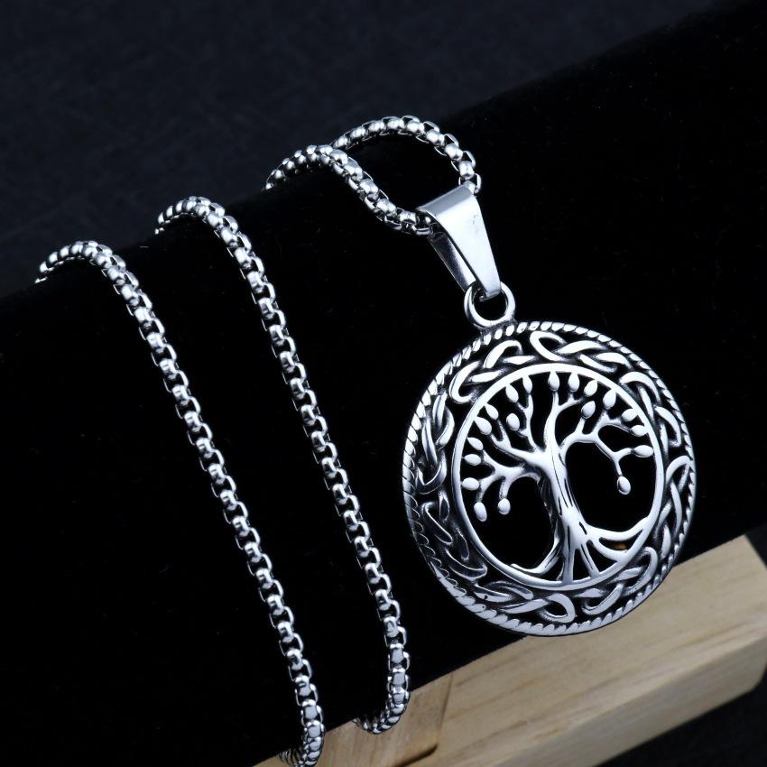 Trendy Brand Fashionable Titanium Steel Necklace, Men's Trendy Jewelry, Titanium Steel Pendant