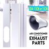 Flexible Portable AC Vent Hose Adjustable Air Connector Adapter Portable Vent Duct Tube  Indoor Use
