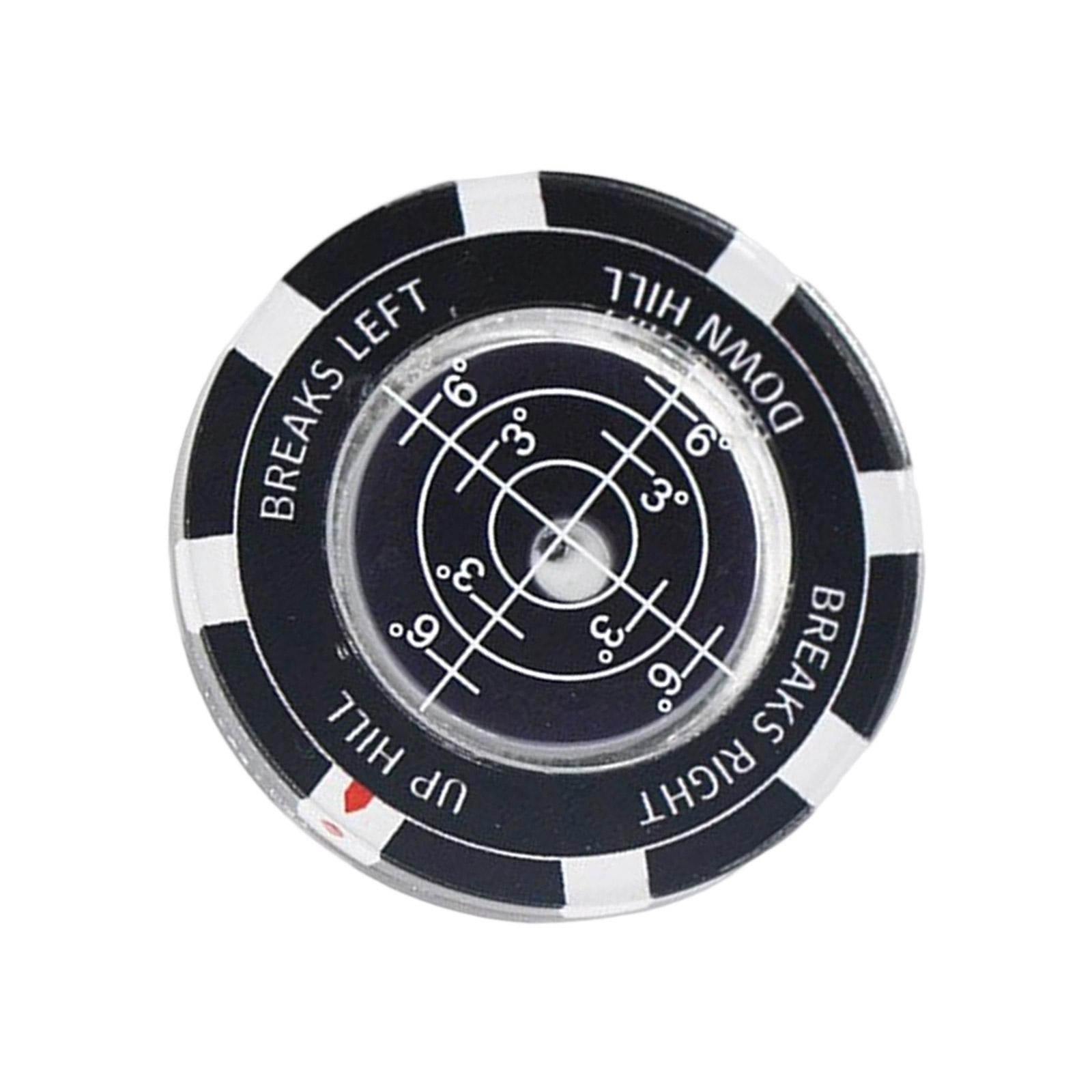 

Гольф Ридер Грина Двусторонние Маркеры для Мяча Высокоточный Уровень Помощь для Точного Паттинга с Пузырьковым Уровнем чёрный