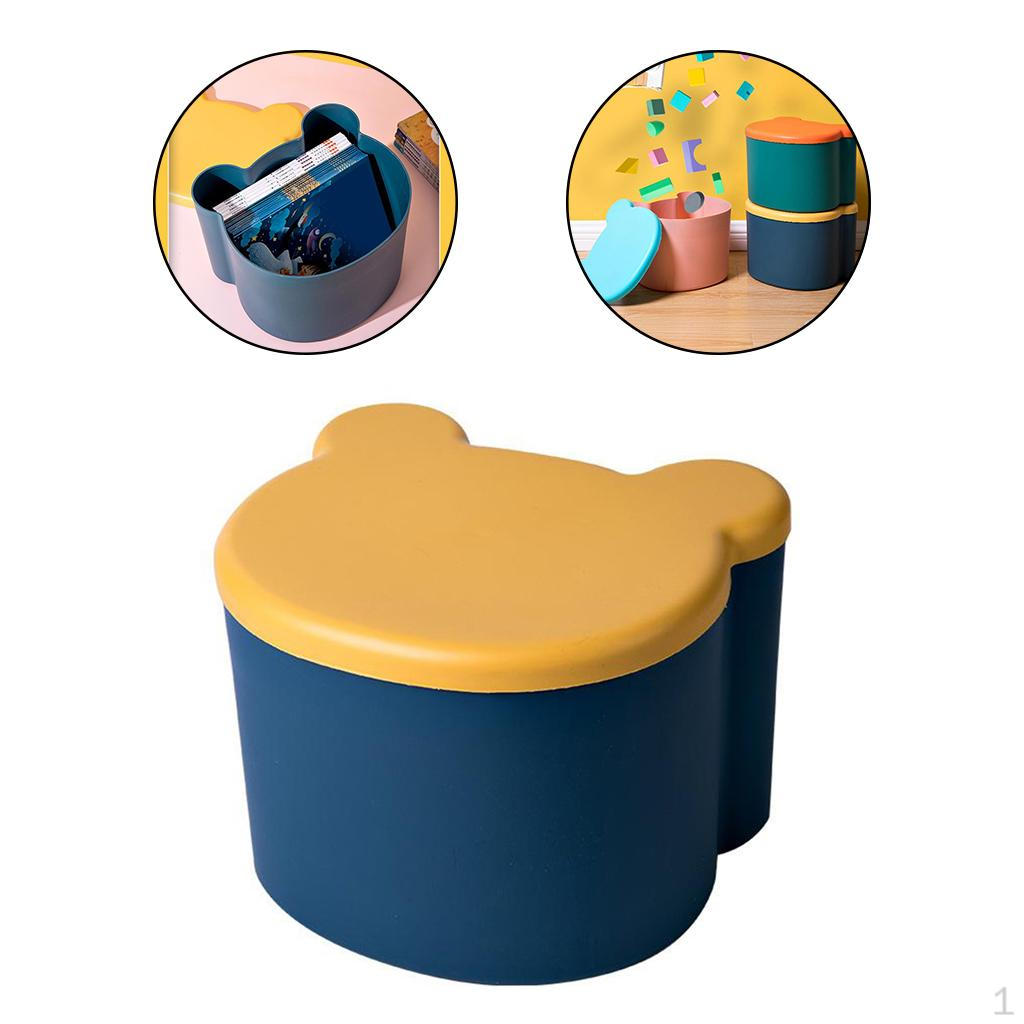 Двухцветный детский пуфик-хранилище пуфик-ящик для игрушек сундук для книг для Style 2 800₽