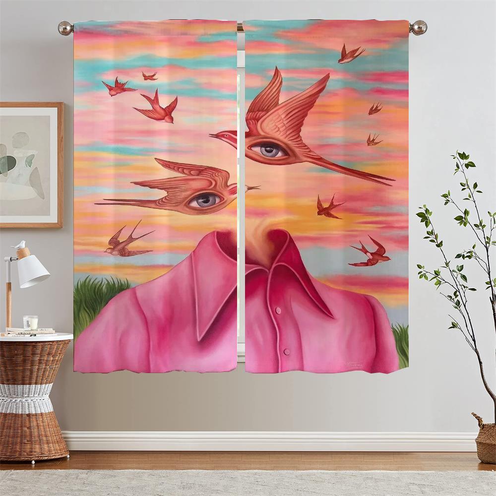 

Мечты и Реальная Жизнь Плотные Шторы Гостиная Украшения Таможня Бесплатная Доставка Товары Кухонные Шторы Салон 2 Шт. W50xH70cmx2pcs-CL