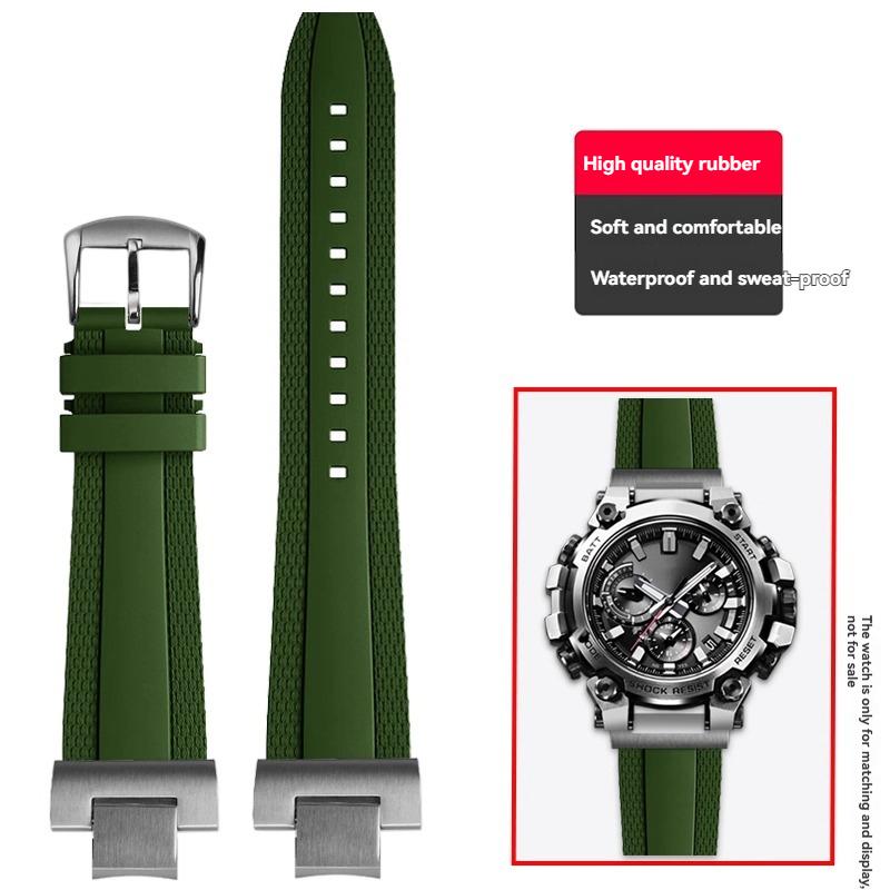 for Casio G-SHOCK series 5672 MTG-B3000 modified trendy quick release fluororubber watch strap accessories