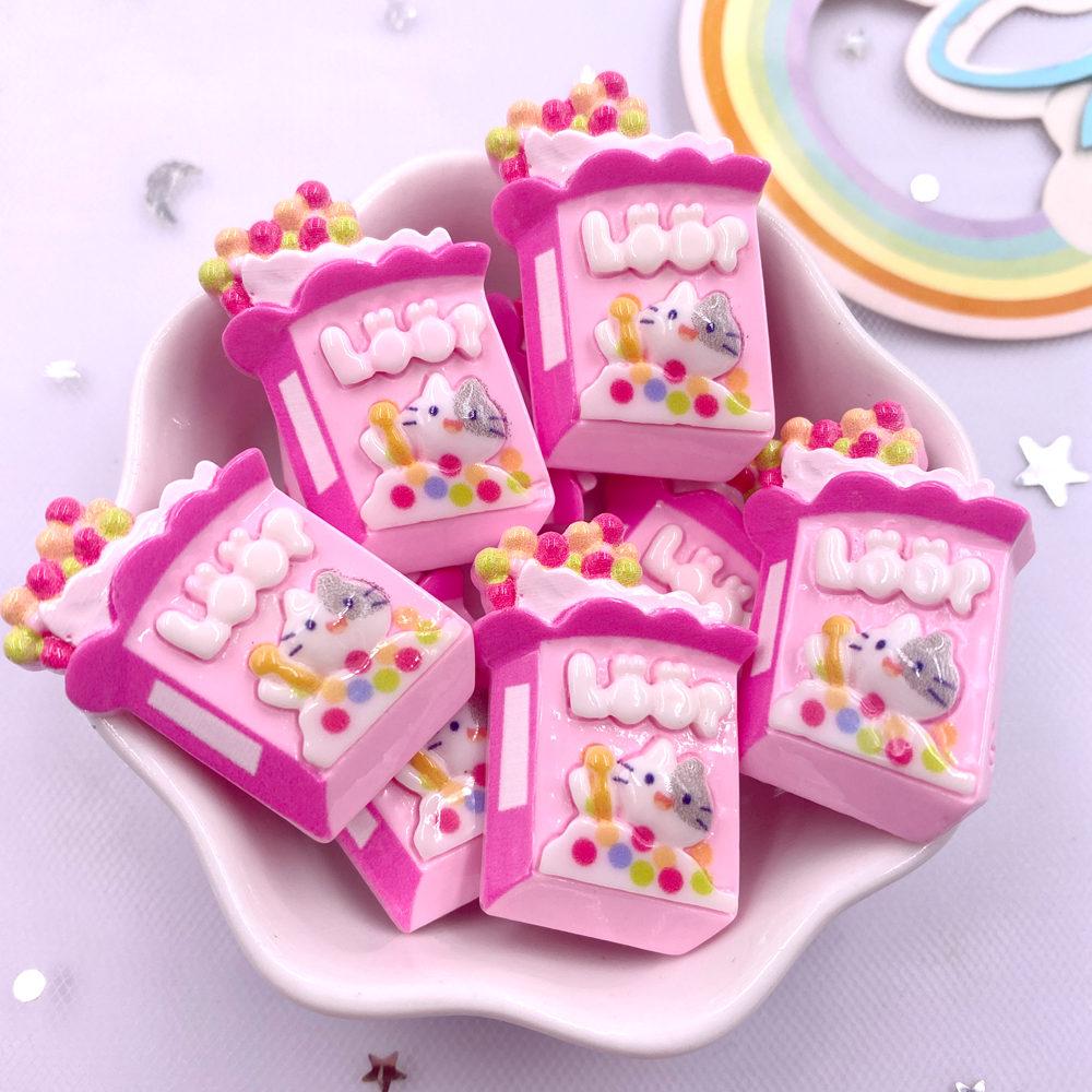 Resin Colorful Kawaii Prince Boy Princess Girl Flat Back Stone Cartoon Figurines 6PCS Scrapbook DIY Bow Decor Accessories Crafts