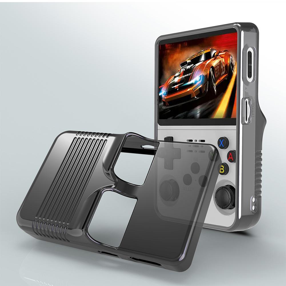 Transparent TPU Case for R36S Handheld Game Console Anti-Scratch Protective Shell Protection TPU Cover for R36S Game Accessories