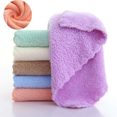 Batistă pătrată din lână de coral Prosop absorbant moale Prosoape 30*30cm