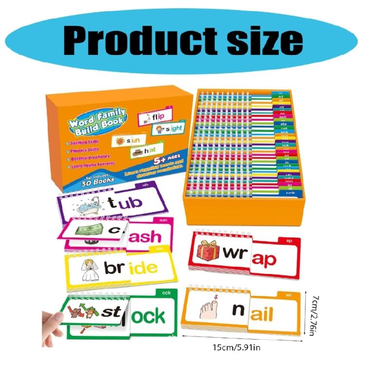 Read and Rhyme Flip Books Word Family Flip Books Sight Words Flash Cards Letter Sounds Flash Cards Phonics Flash Cards